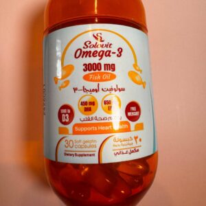 Solovit. Омега-3. Риб'ячий жир 3000мг. 30 капсул. Omega-3. Fish oil 3000mg