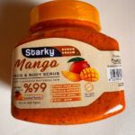 Starky. Манговий скраб-крем для обличчя та тіла. 300мл. Face and body mango scrub-cream