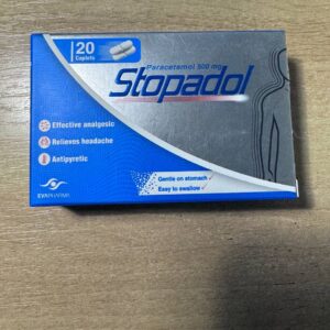 Stopadol Paracetamol 500mg. Стопадол. 20 капсул