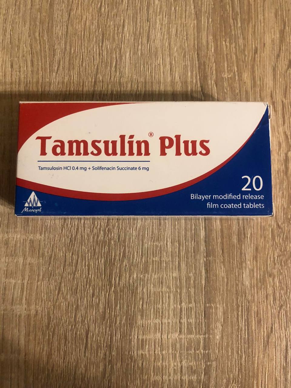 Tamsulin Plus. Тамсулін Плюс. 20 таблеток