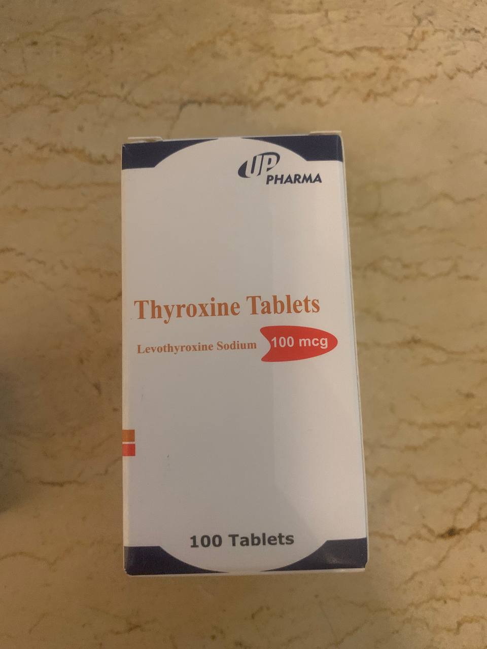 Thyroxine 100mcg Тироксін. 100 tablets