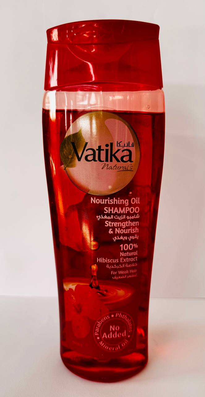 Vatika. Шампунь з екстрактом гібіскуса. 425мл. Nourishing Oil Shampoo with Hibiscus extract
