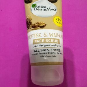 Ватіка Дермовіва Vatika Dermoviva Скраб для обличчя з кавою та волоським горіхом. 185 мл