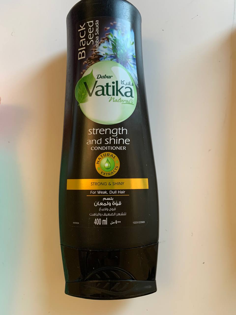 Кондиціонер Дабур Ватіка. Чорний кмин. Dabur Vatika Black Seed. Strength and Shine. 400ml