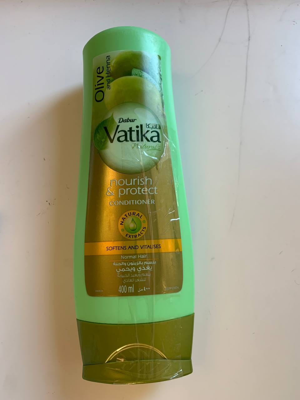 Кондиціонер Дабур Ватіка. Оливки та хна. Dabur Vatika Olive and Henna. Nourish and Protect. 400ml