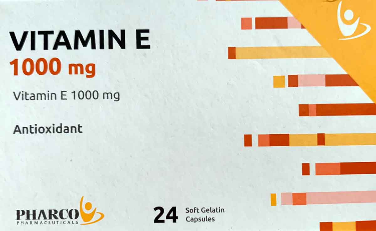 Вітамін Е Vitamin E 1000мг 24 капсули