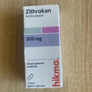Zithrokan Зитрокан 500 мг. 3 капсули