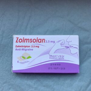 Zolmsolan Золмсолан 2,5mg 6 плівок проти мігрені