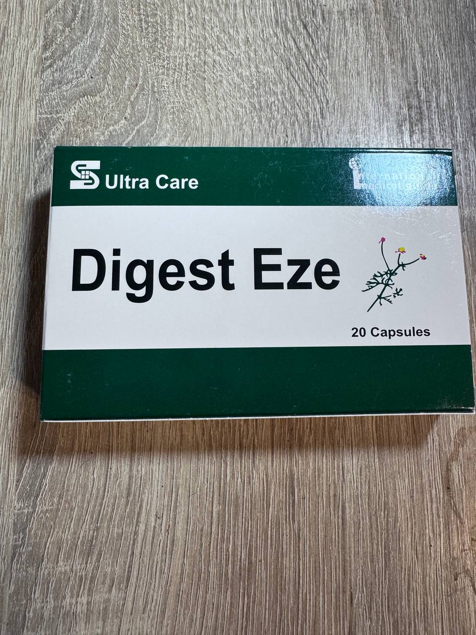 Digest Eze. 20 твердих желатинових капсул для покращення травлення