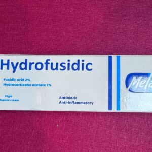 Hydrofusidic. Гідрофузидик. 20г. Антибіотичний та протизапальний крем для місцевого застосування. Antibiotic and anti-inflammatory topical cream