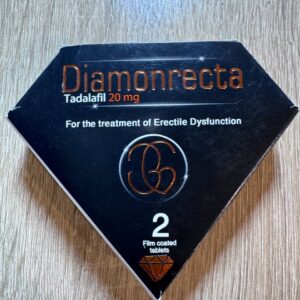 Eva Pharma Diamonrecta (tadalafil 20mg). Діамонректа (тадалафіл 20 мг). 2 таблетки