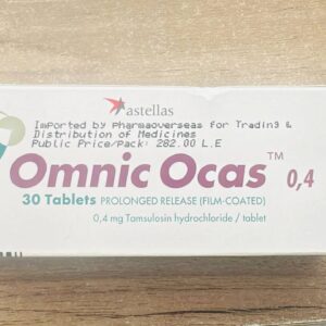 Omnic Ocas Омнік Окас (0,4 mg tamsulosin hydrochloride). 30 таблеток, вкритих плівковою оболонкою (пролонгованої дії)