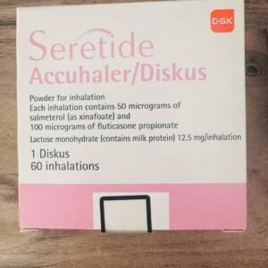 Seretide Accuhaler/Diskus (50/100). Серетид Аккухалер/Дискус (50/100). Порошок для інгаляцій