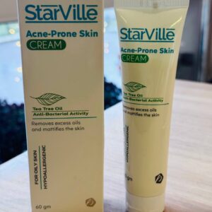 StarVille. Крем для шкіри, схильної до акне, з олією чайного дерева. 60г. Acne Prone Skin Cream with tea tree oil