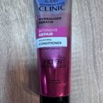 Eva Advanced Care Clinic. Живильний кондиціонер з гідролізованим кератином. Інтенсивне відновлення. Hydrolysed keratin nourishing conditioner. Intensive Repair