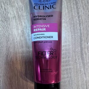 Eva Advanced Care Clinic. Живильний кондиціонер з гідролізованим кератином. Інтенсивне відновлення. Hydrolysed keratin nourishing conditioner. Intensive Repair