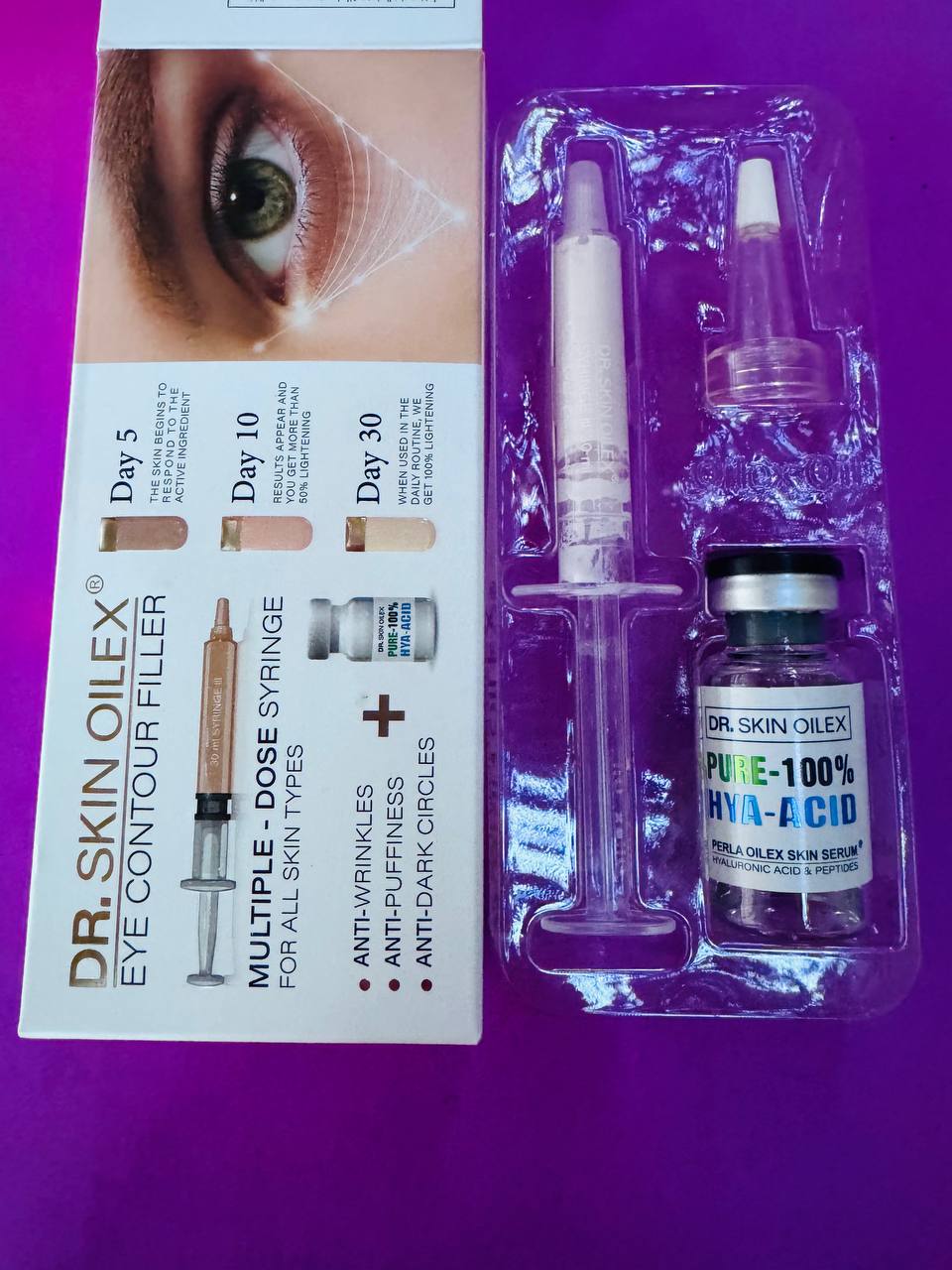 Dr Skin Perla Oilex. Філер для контуру очей. 30мл. Eye contour filler - Зображення 3