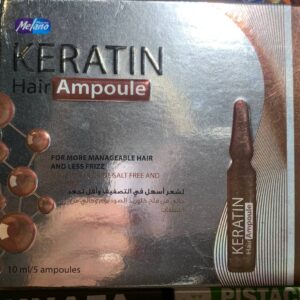 Keratin hair ampoules. Кератинові ампули для волосся. 5х10мл