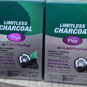 Limitless. Charcoal plus. Вугілля плюс. 30 капсул