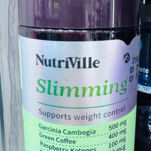 NutriVille. Slimming. Для схуднення. Сприяє контролю ваги. 30 таблеток. Supports weight control