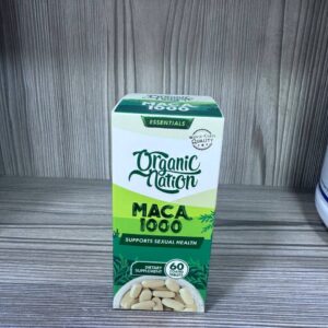 Organic Nation. Maca 1000. Мака 1000. 60 таблеток. Підтримує сексуальне здоров'я. Supports sexual health