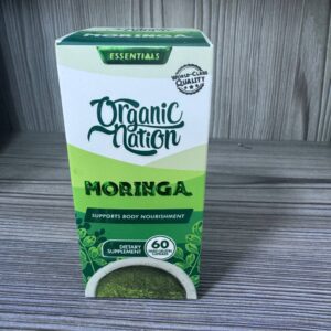 Organic Nation. Moringa. Морінга 500мг. 60 капсул