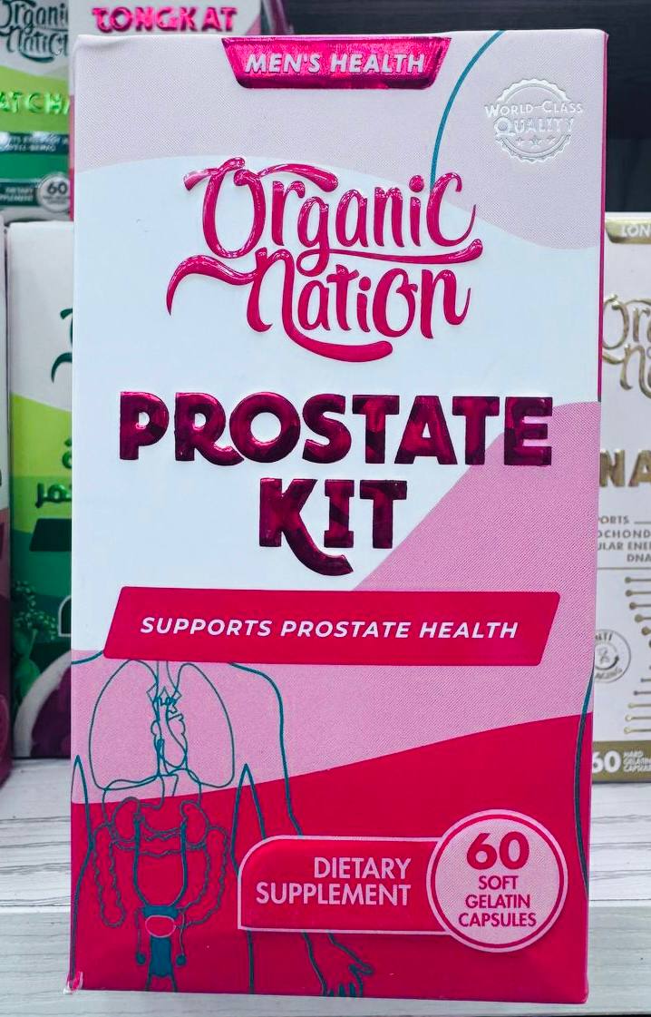 Organic Nation. Набір для простати. 60 капсул. Prostate Kit
