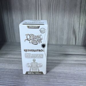 Organic Nation. Resveratrol. Ресвератрол 100мг. 60 капсул