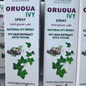 Hebatt Pharma. Oruoua Ivy. Натуральний спрей з плюща та чебрецю. 60мл. Natural Ivy spray with thyme