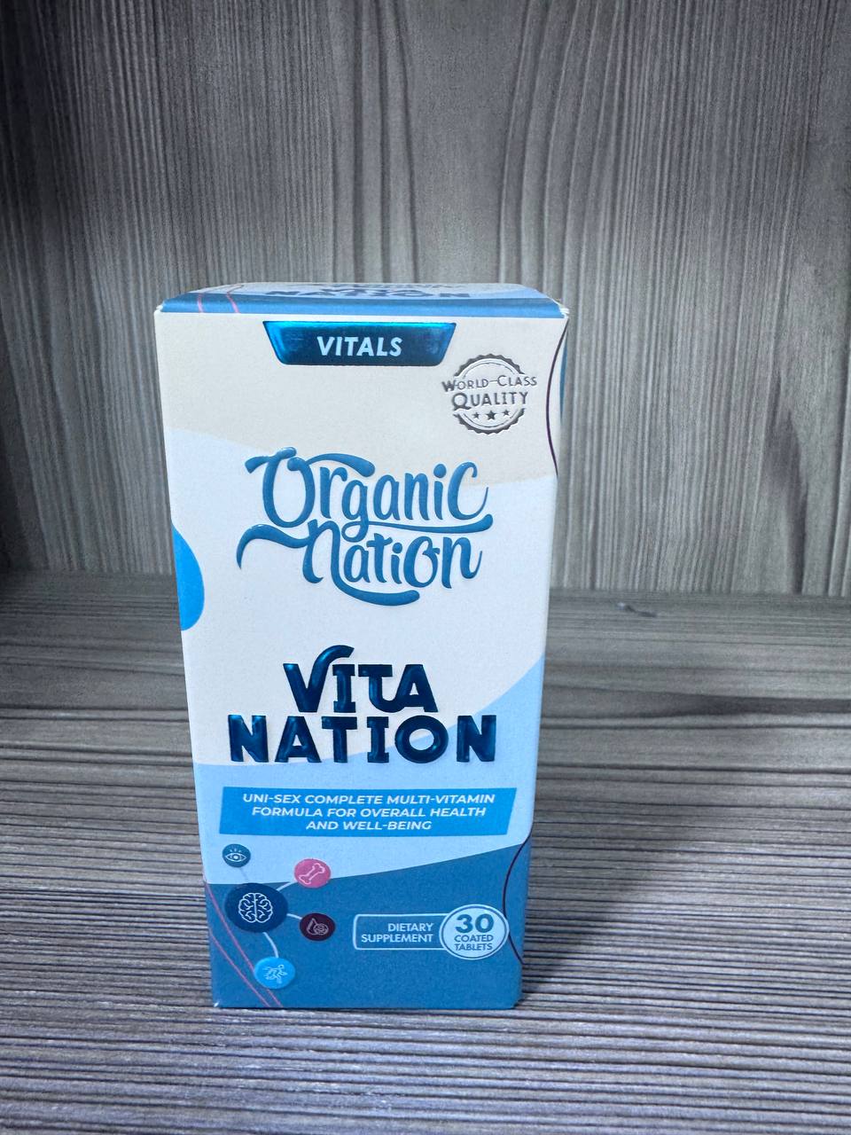 Organic Nation. Vita Nation. Мультивітамінний комплекс. 30 таблеток