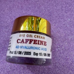 Sahara. Сахара. Крем-гель для очей з кофеїном. 4D гіалуронова кислота. Caffeine Eye Gel Cream. 4D hyaluronic acid