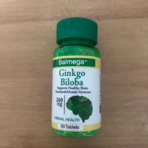 Balmega. Ginkgo Biloba. Гінкго білоба 260 мг. 60 таблеток