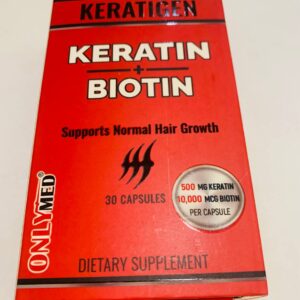 Keratigen (keratin and biotin). Кератиген (кератин і біотин). 30 капсул