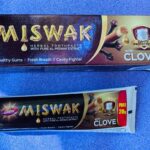 Dabur Miswak. Трав'яна зубна паста з гвоздикою та чистим екстрактом аль-місваку. 140г (120 плюс 20). Herbal toothpaste with clove and pure al-miswak extract
