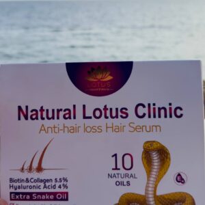 TNG. Natural Lotus Clinic. Сироватка для волосся проти випадіння. 10 олій. 5 ампул. Anti Hair Loss Hair Serum. 10 oils