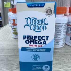 Organic Nation. Perfect Omega with D3. Ідеальна Омега з D3. 30 капсул