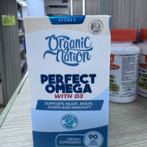 Organic Nation. Perfect Omega with D3. Ідеальна Омега з D3. 90 капсул