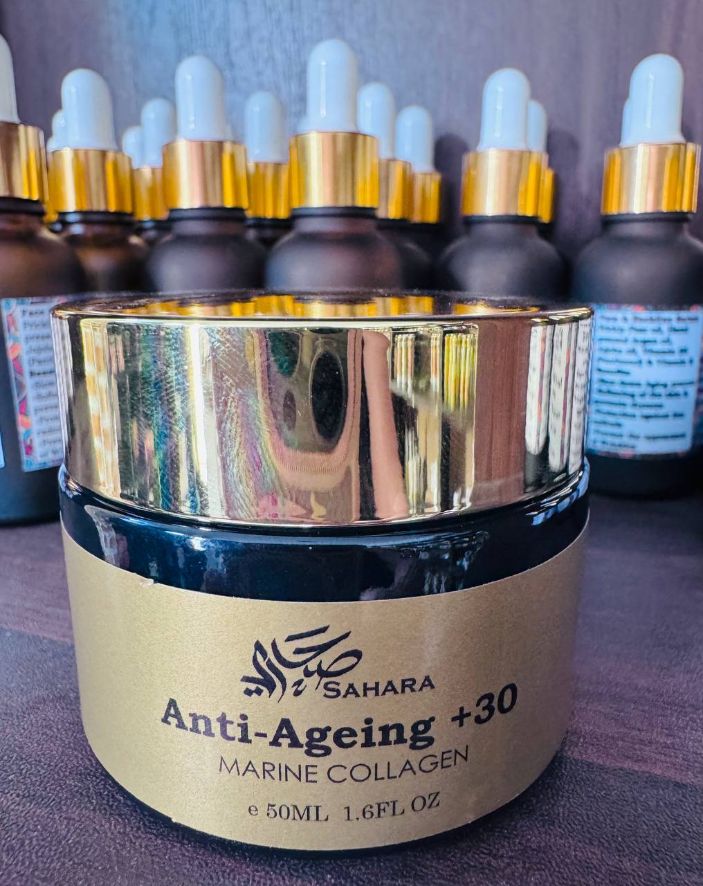 Sahara. Сахара. Морський колаген проти старіння. Плюс 30. 50мл. Anti-Ageing Marine Collagen. Plus 30