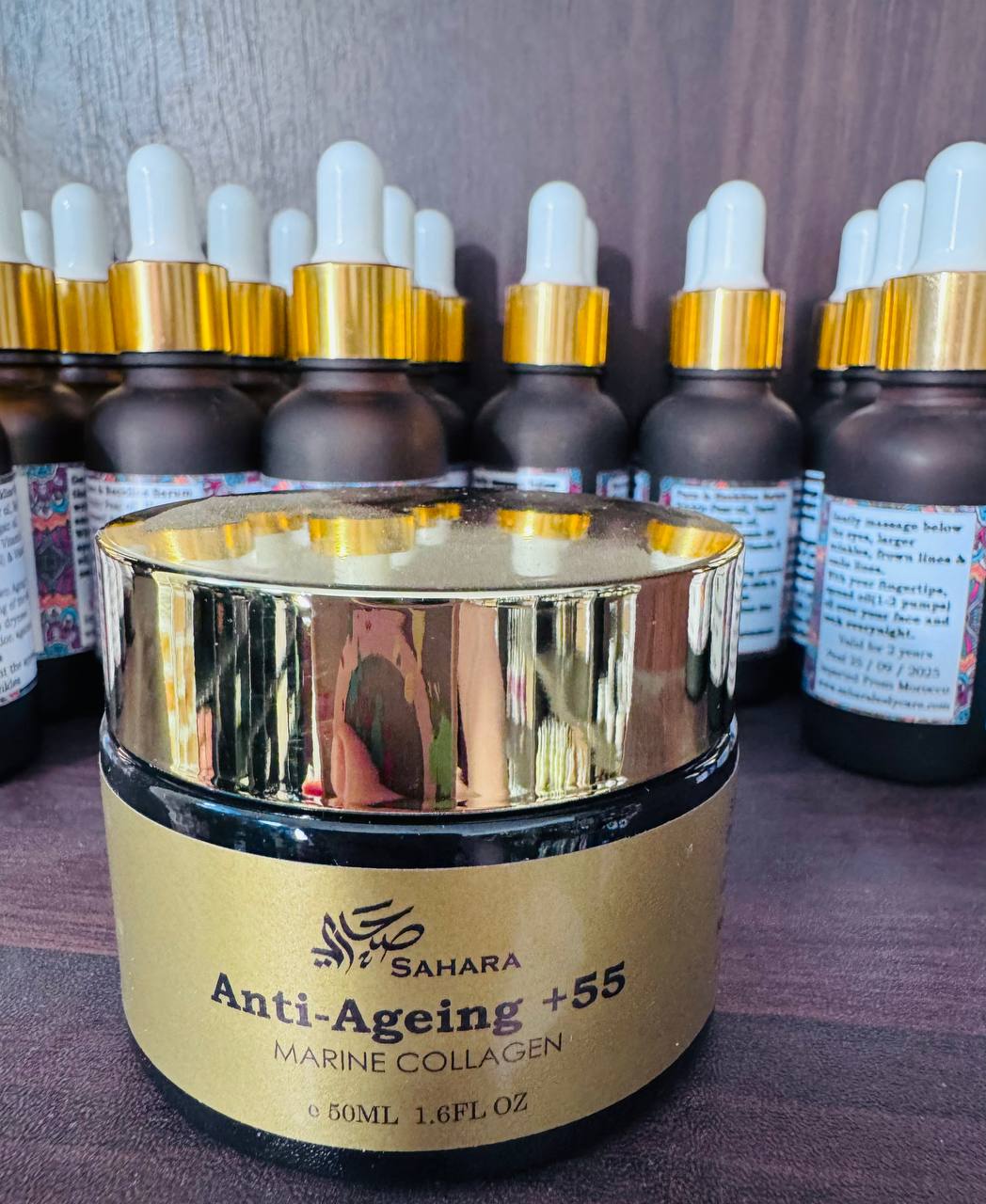 Sahara. Сахара. Морський колаген проти старіння. Плюс 55. 50мл. Anti-Ageing Marine Collagen. Plus 55