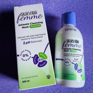 StarVille Femme. Освіжаючий гель для інтимного очищення. 200мл. Intimate Cleansing Wash Refresh