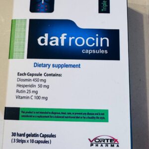 Dafrocin. Дафроцин. 30 капсул для поліпшення кровообігу і стану вен