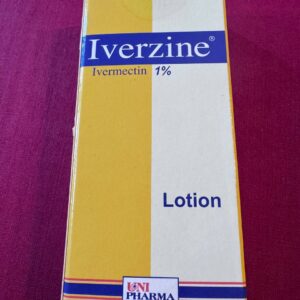 Iverzine (ivermectin) Lotion. Лосьйон Іверзин (івермектин). 60мл. (при розацеі та для знищення паразитів)