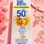 Sun & Sea. Тонований сонцезахисний крем для обличчя. SPF 50+. Середній відтінок. 40мл. Tinted Face Sunscreen. Medium Color