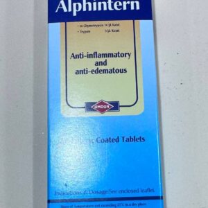 Alphintern. Альфінтерн. Протизапальний та протинабряковий засіб. 30 таблеток. Anti-inflammatory and anti-edematous