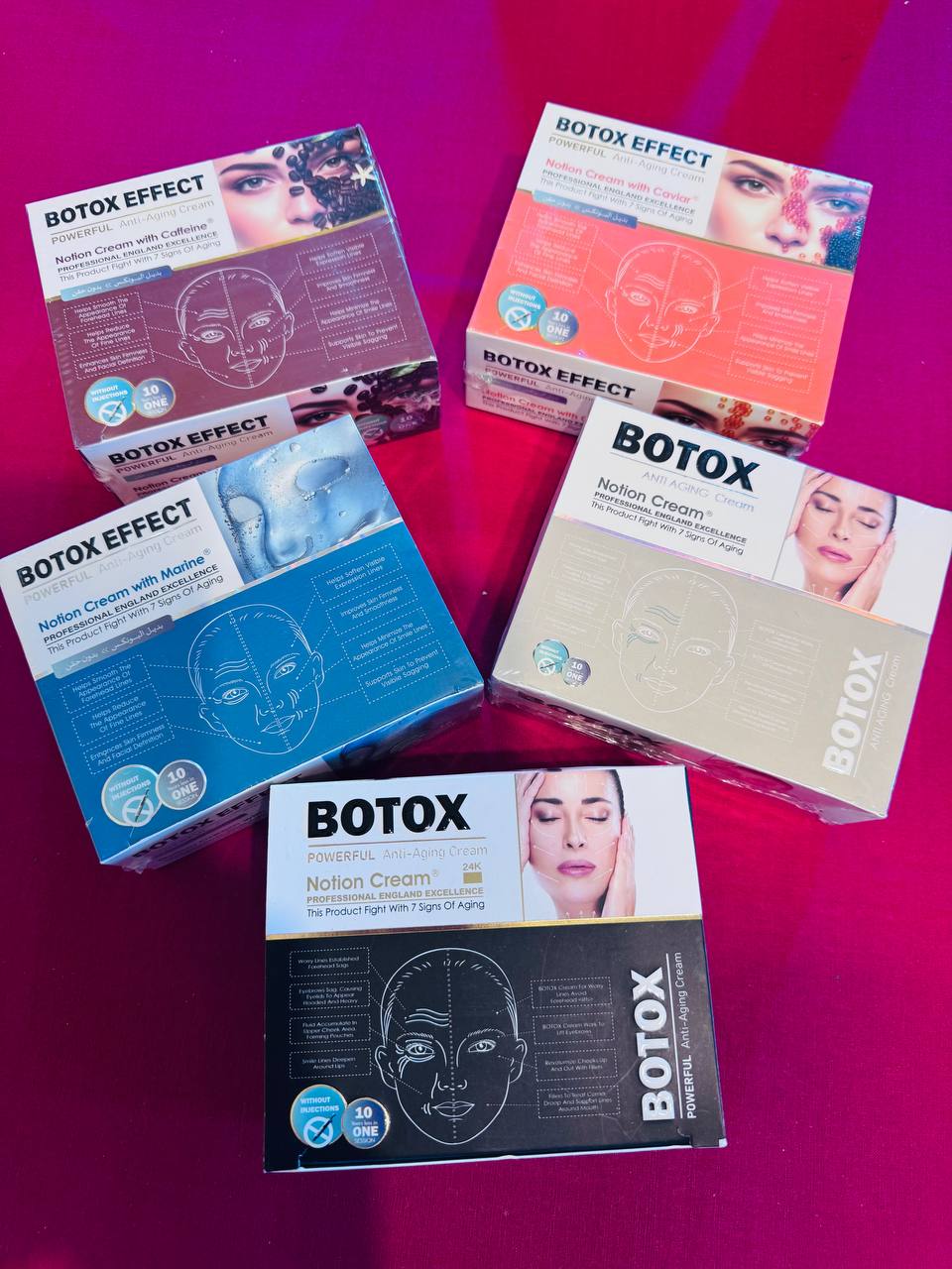 Notion Cream. Ботокс нітрат золота. Крем проти старіння. Вага нетто 30gm. Botox Gold Nitrate. Anti-aging cream - Зображення 6
