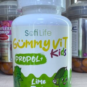 SofiLife. GummyVit Kids. Пропол Плюс. Смак лайма. 30 гумок. Propol Plus. Lime flavor