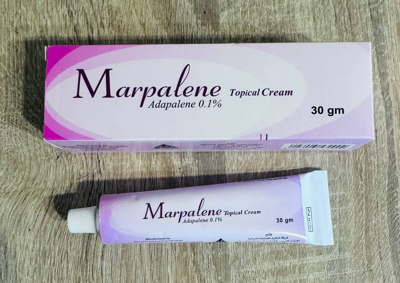 Marpalene (adapalene 0,1%). Марпалене 30gm. Крем проти вугрів