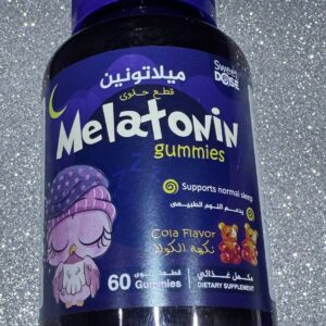 Melatonin gummies. Cola flavor. Жувальні цукерки з мелатоніном. Смак коли. 60 жувальних цукерок