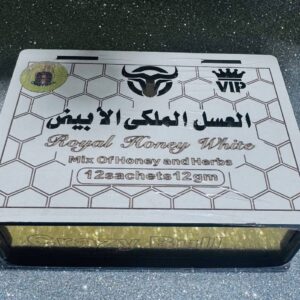Crazy Bull. Royal Honey White. Королівський білий мед. 12 пакетиків (12г)