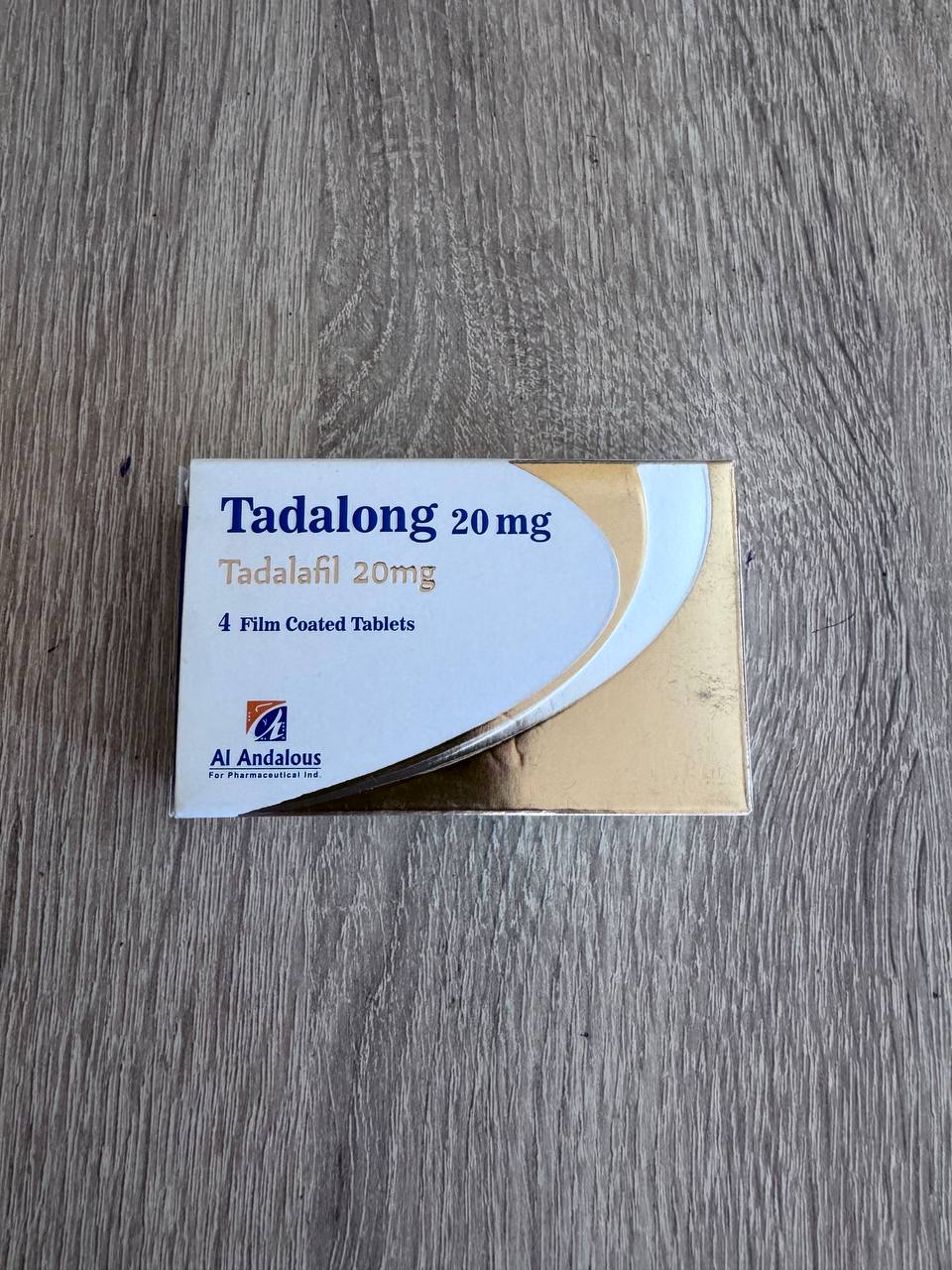 Tadalong (tadalafil). Тадалонг (тадалафіл) 20мг. 4 таблетки